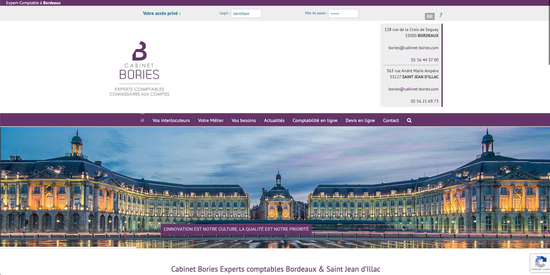 Expert-Comptable Bordeaux Cabinet Bories